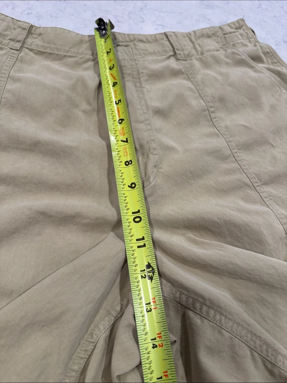 Tommy Bahama Relax Mens 38 Classic Khaki Soft Shorts Multi Pockets Elastic Waist